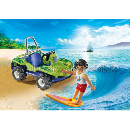 6982 - Surfista s plážovou bugínou