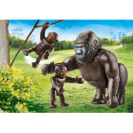 70360 - Gorila s mláďatami
